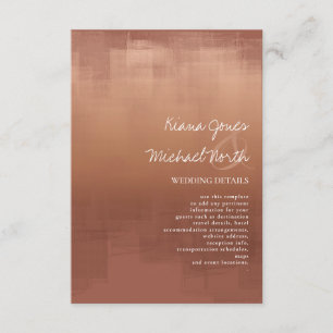 Carte D'accompagnement Aquarelle Réflexions Détails Argile ID774