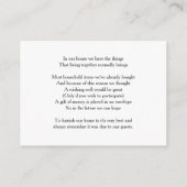 Carte D'accompagnement Aquarelle rustique succulente souhaitant bien (Dos)