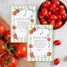 Aquarelle tomate - livres pour bébé
