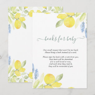 Carte D'accompagnement Aquarelles Citrons