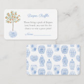 Carte D'accompagnement Arbre à agrumes chic jeu de baby shower couches (Devant / Derrière)