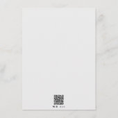 Carte D'accompagnement Arbre de Noël rose solo et étoile d'or (Dos)