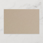 Carte D'accompagnement Arbre | Mountain Woodland Forest Détails du Mariag (Dos)