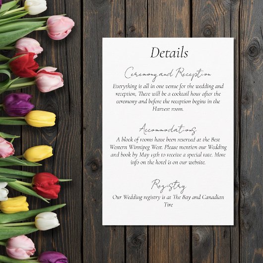 Carte D'accompagnement Arc-en-ciel vibrant minimaliste Tulipe LGBTQ+