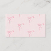 Carte D'accompagnement Arc rose ondulé Combien d'arcs dans le pot (Dos)