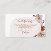 Carte D'accompagnement Arch Boho citrouille livres pour bébé (Devant)