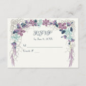 Carte D'accompagnement Arche florale Nautique RSVP (Devant)