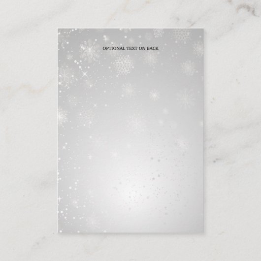 Carte D'accompagnement argent Emerald Green Mariage (Dos)