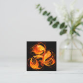 Carte D'accompagnement Art Abstrait Fireball (Debout devant)