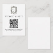 Carte D'accompagnement Art Renaissance Minimal Baroque Ancien (Devant / Derrière)