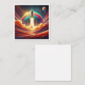 Carte D'accompagnement art surréaliste (Devant / Derrière)