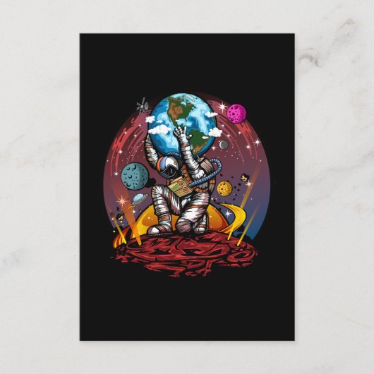 Carte D'accompagnement Atlas Space Man (Devant)