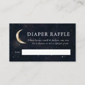 Carte D'accompagnement Au-Dessus De La Lune Baby shower Déchets Raffle (Devant)