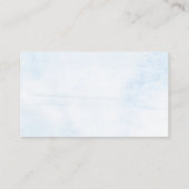 Carte D'accompagnement Au-Dessus De La Lune | Boys Baby shower douche (Dos)