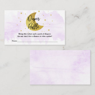 Carte D'accompagnement Au-Dessus De La Lune   Brochure à couches de Baby 