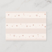 Carte D'accompagnement Au-Dessus De La Lune Combien De Candies Baby showe (Dos)