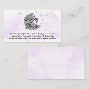 Carte D'accompagnement Au-Dessus De La Lune   Douche d'écran de Baby show