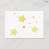 Carte D'accompagnement Au-Dessus De La Lune Fille Teddy Ours Yellow Diape (Dos)