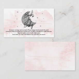 Carte D'accompagnement Au-Dessus De La Lune Filles Baby showers Livres