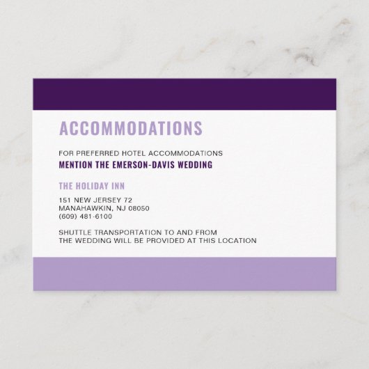 Carte d'accompagnement audacieuse et colorée (Devant)