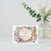 Carte D'accompagnement Australie Animaux Floral Green Raffle de couches (Debout devant)