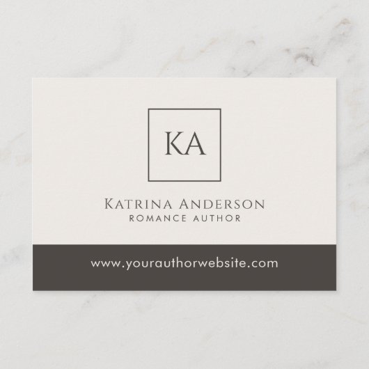 Carte D'accompagnement Author QR Code Book Review Request Minimal  (Dos)