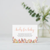Carte D'accompagnement Automne Baby shower de remplissage d'automne (Debout devant)