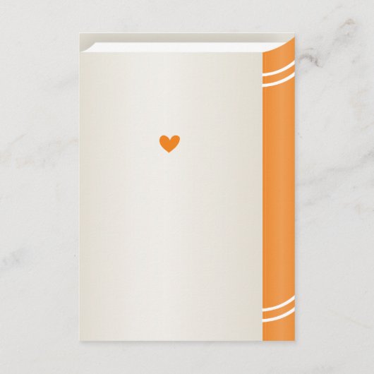 Carte D'accompagnement Automne Citrouille d'automne Orange Baby shower Pa (Dos)