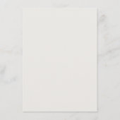 Carte D'accompagnement Automne Feuilles de Mariage campagnard rustique Dé (Dos)