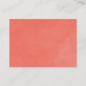 Carte D'accompagnement Automne Feuilles Thanksgiving Place Card (Dos)