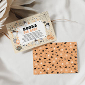 Carte D'accompagnement Automne Halloween Fantômes Livres Citrouille pour