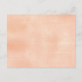 Carte D'accompagnement Automne Pêche Vert Citrouille Rustique Floral Cons (Dos)