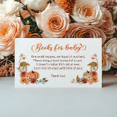 Carte D'accompagnement Automne Petits livres Citrouilles pour bébé