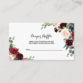 Carte D'accompagnement Automne Rustique Éblouissant Brochure Bourgogne (Devant)