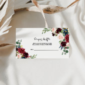 Carte D'accompagnement Automne Rustique Éblouissant Brochure Bourgogne