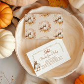 Carte D'accompagnement Automne Silence Goose Books for baby ticket