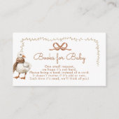 Carte D'accompagnement Automne Silence Goose Books for baby ticket (Devant)