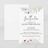 Carte D'accompagnement Avant la fête de mariage (Devant / Derrière)
