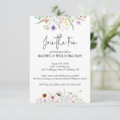 Carte D'accompagnement Avant la fête de mariage (Debout devant)