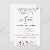 Carte D'accompagnement Avant le mariage (Devant / Derrière)