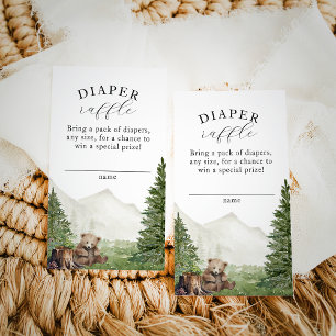 Carte D'accompagnement Aventure attend un Baby shower neutre pour les fem