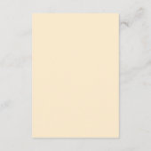 Carte D'accompagnement AVERTISSEMENT Simple Neutre Jaune QR Code Mariage  (Dos)