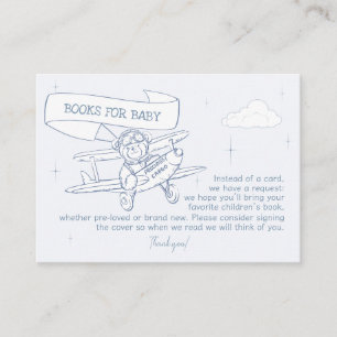 Carte D'accompagnement Aviateur Aviateur Avion Precious Cargo Books Baby