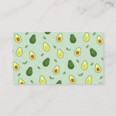 Carte D'accompagnement Avocado Saint Guacamole Baby shower Déchets Raffle (Dos)