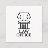 Carte D'accompagnement Avocat et conception juridique (Devant)