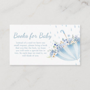 Carte D'accompagnement Avril Douche Apporter mai Fleurs Livres pour bébé