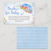Carte D'accompagnement Avril Douches Apporter mai Fleurs Livres pour bébé (Devant / Derrière)