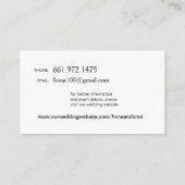 Carte D'accompagnement Aztec Paisley Site Mariage fuschia nectarine (Dos)