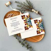 Azulejo bleu portugais mariage méditerranéen