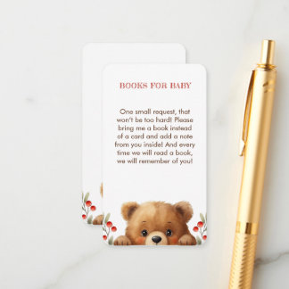 Carte D'accompagnement Baby Bear And Rowan Berries Books For Baby